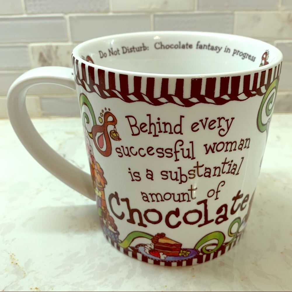 Large 14 Oz “Chocolate” Mug by Suzy Toronto